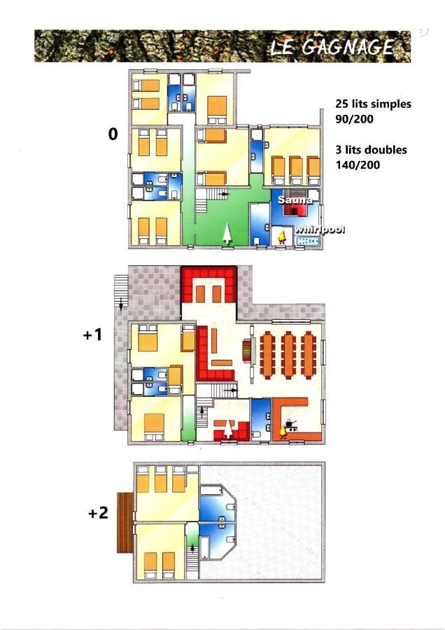 Le Gagnage 31 Pers- Malmedy, Rustique, Vue, Wellness Villa Eksteriør billede